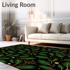 Evergreen Festive Starburst Holiday Branches Rug