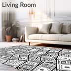 United States Dollar Paper Illustration Rug