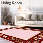 Crimson Gold Royal Children Border Rug