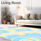 Pastel Agate Swirl Layers Rug