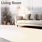 Soft Gradient Ivory And Peach Rug