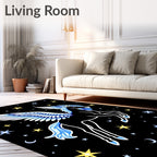 Midnight Pegasus Starry Night Rug