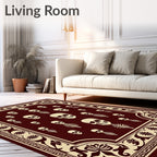 Gothic Skull Bone Medallion Rug