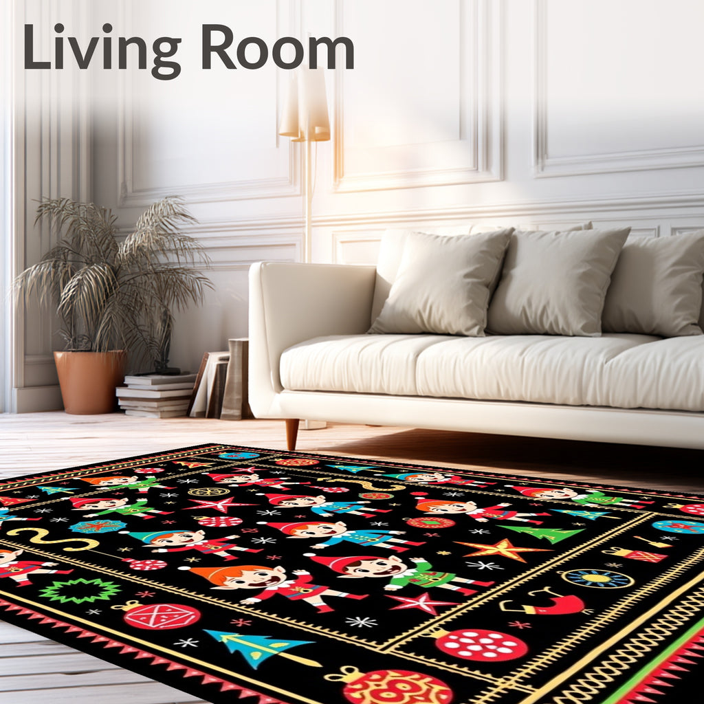 Christmas Elf Holiday Whimsy Rug