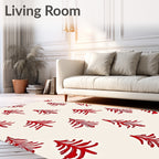 Red Pine Forest Repeat Rug