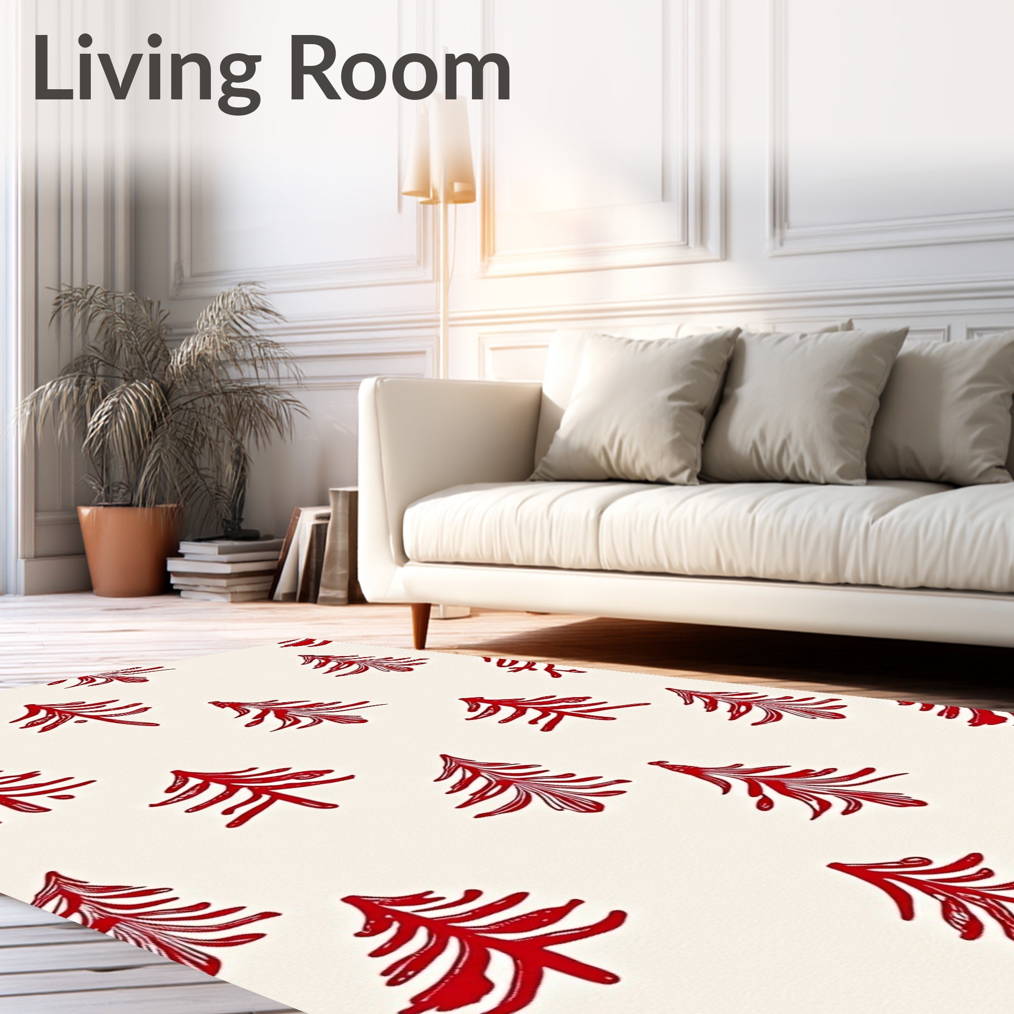 Red Pine Forest Repeat Rug