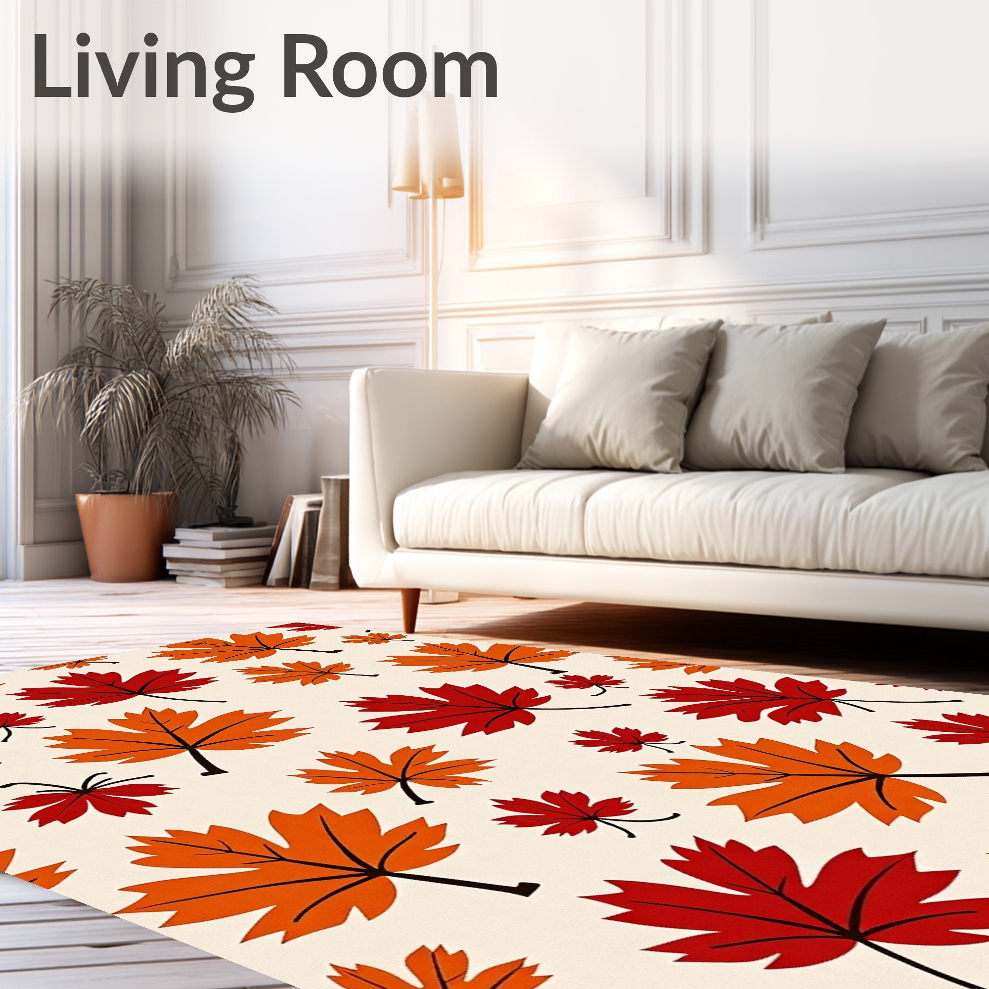 Autumn Maple Leaf Fall Colors Rug