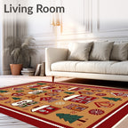 Holiday Village Gingerbread House Collection Rug