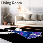 Cosmic Angel Starry Night Coat Rug