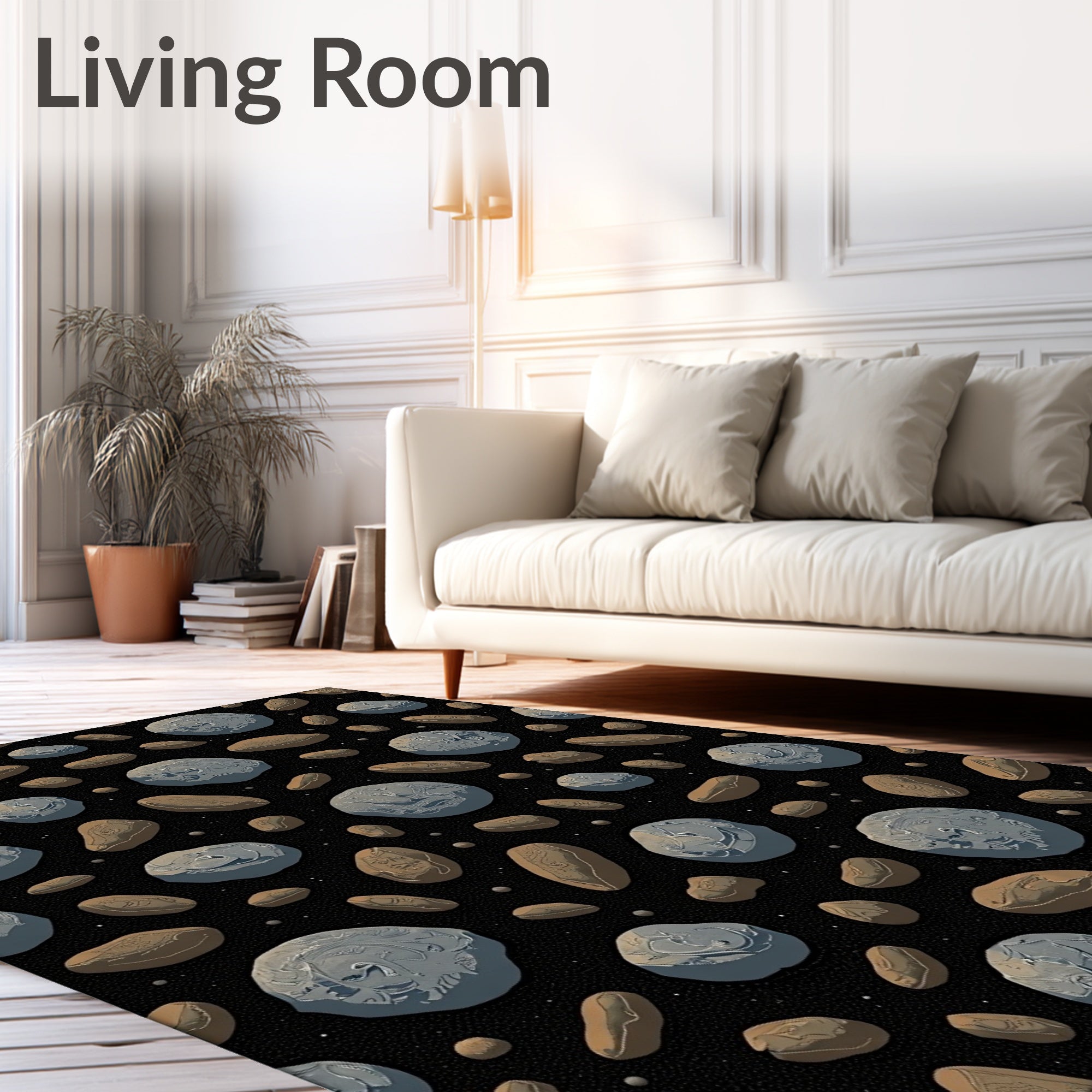 Celestial Meteoroid Cluster Rug