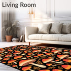 Spotted Fly Agaric Autumn Forest Rug