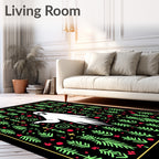 Spooky Ghost Botanical Garden Rug