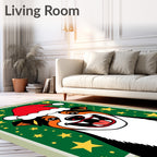 Jolly Dog Christmas Starry Night Rug