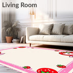 Sweet Berry Garden Whimsical Frame Rug