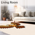 Golden Eagle Wings Spread Rug