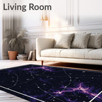 Galactic Nebula Star Map Rug