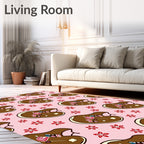 Pink Chocolate Lip Palette Rug