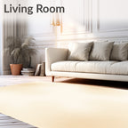 Creamy Beige Soft Texture Rug