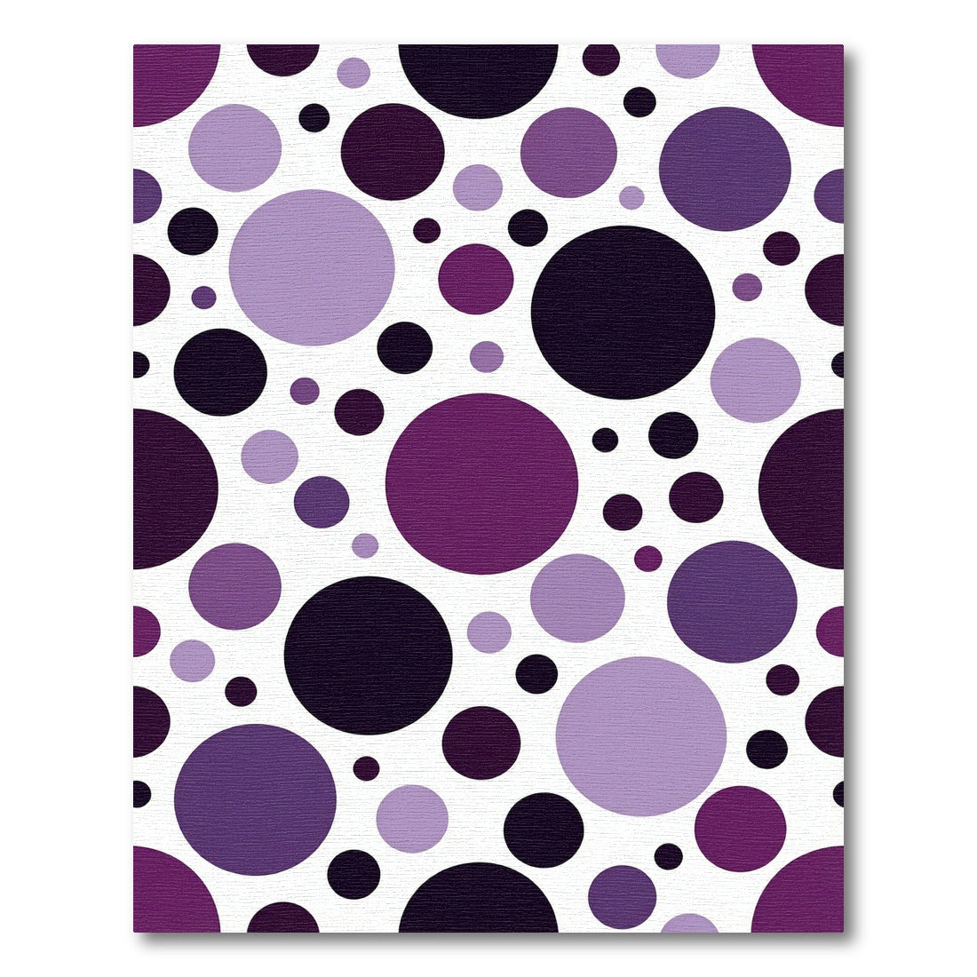 Purple Polka Dot Scatter Rug