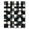 Monochrome Shadowed Buffalo Check Rug