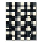 Monochrome Shadowed Buffalo Check Rug