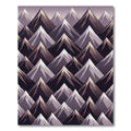 Geometric Alpine Mountain Peak Rug