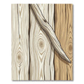 Natural Weathered Wood Grain Plank Rug