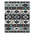 Navajo Inspired Geometric Southwest Medallion Rug