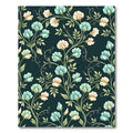 Sage and Cream Floral Botanical Vine Rug