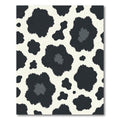 Black and White Abstract Animal Spot Rug