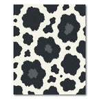 Black and White Abstract Animal Spot Rug