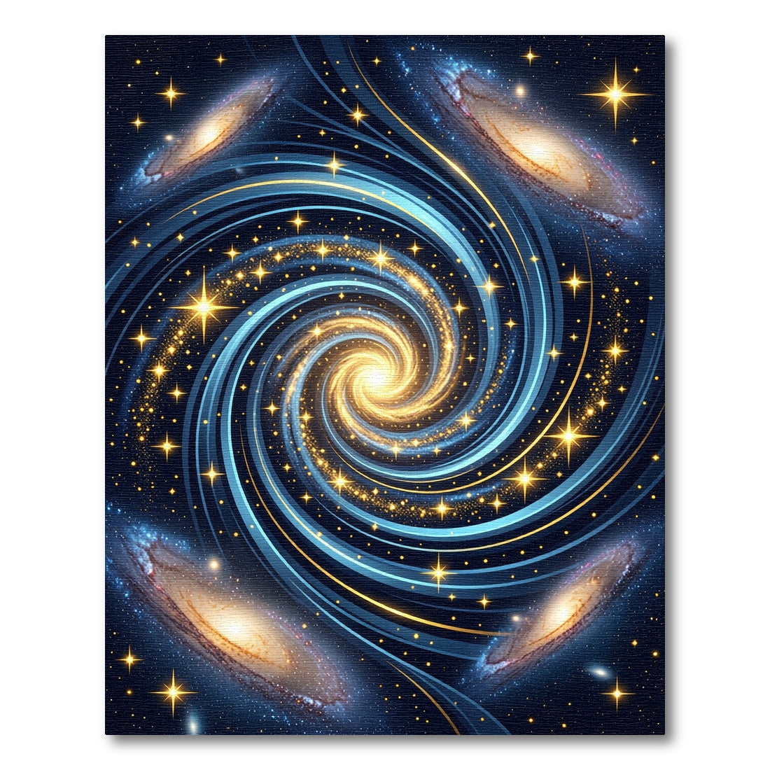 Cosmic Swirl Galaxy Interstellar Area Rug