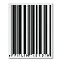 Minimalist Vertical Black White Abstract Stripe Rug