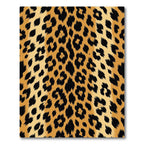 Golden Orange Black Feline Spots Rug