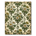 Vintage Daisy Clover Botanical Bouquet Rug