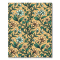 Art Nouveau Pastel Floral Vine Rug