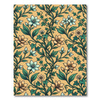 Art Nouveau Pastel Floral Vine Rug