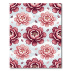 Pink Petal Floral Cloudscape Rug