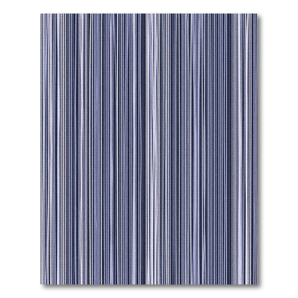 Deep Indigo Vertical Stripe Rug