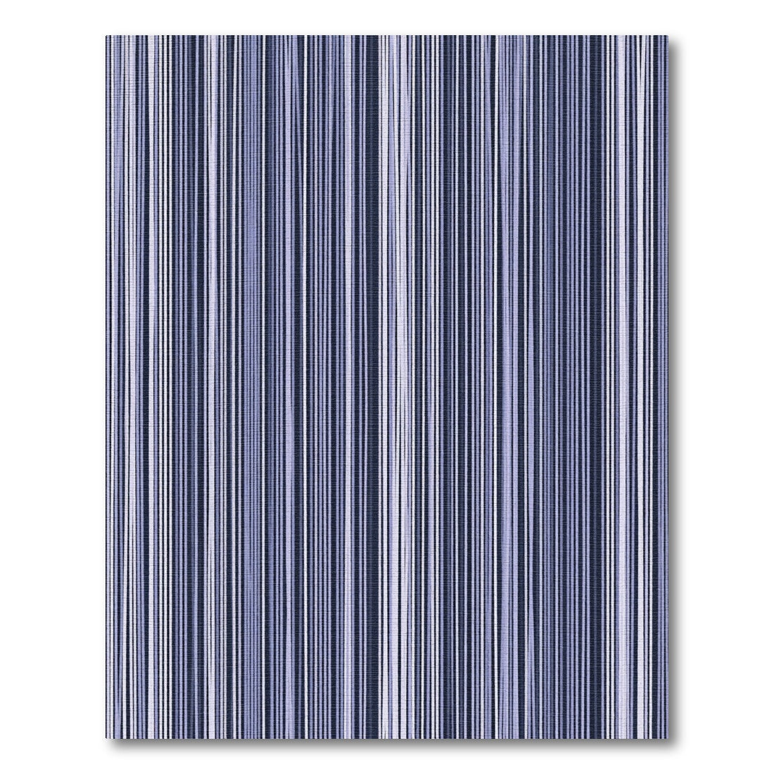 Deep Indigo Vertical Stripe Rug