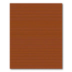 Warm Terracotta Thin Stripe Rug