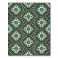 Earthy Tones Quatrefoil Medallion Rug