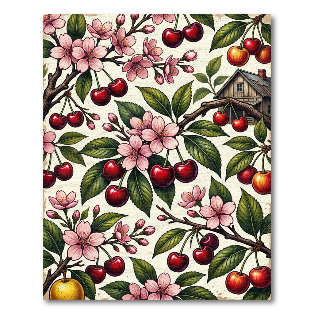 Blossom and Cherry Orchard Botanical Rug