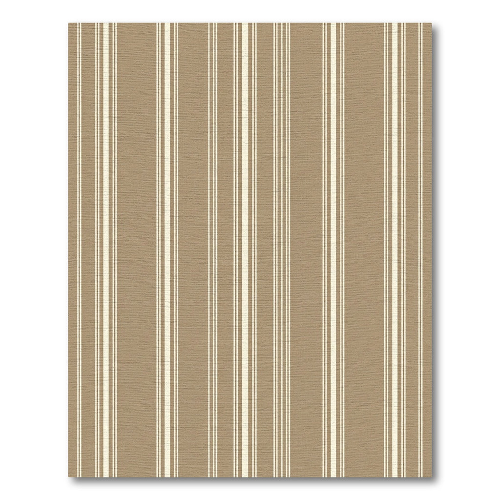 Taupe Beige Vertical Linear Stripe Rug