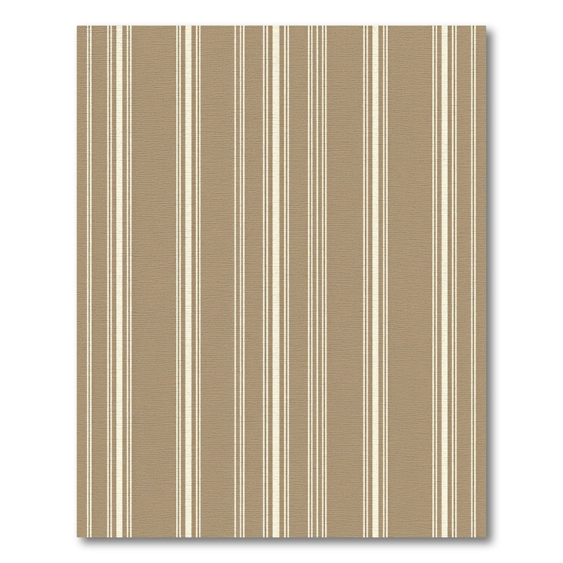 Taupe Beige Vertical Linear Stripe Rug