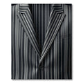 Classic Navy White Pinstripe Rug
