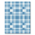 Blue Classic Plaid Checkered Arrangement Rug