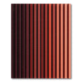 Crimson Graduated Vertical Stripe Rug