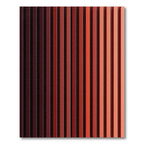 Crimson Graduated Vertical Stripe Rug