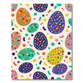 Playful Colorful Sprinkle Confetti Egg Aesthetic Rug